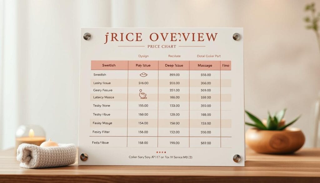 Was kostet eine Massage?