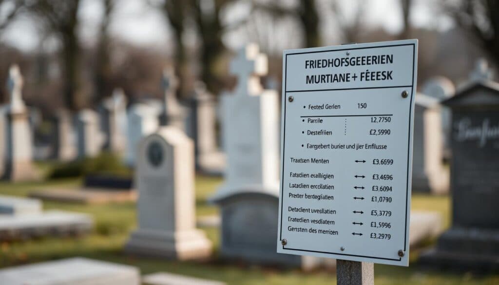 Friedhofsgebühren Urnenbestattung