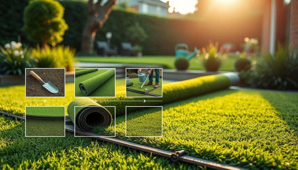 Rollrasen verlegen Anleitung