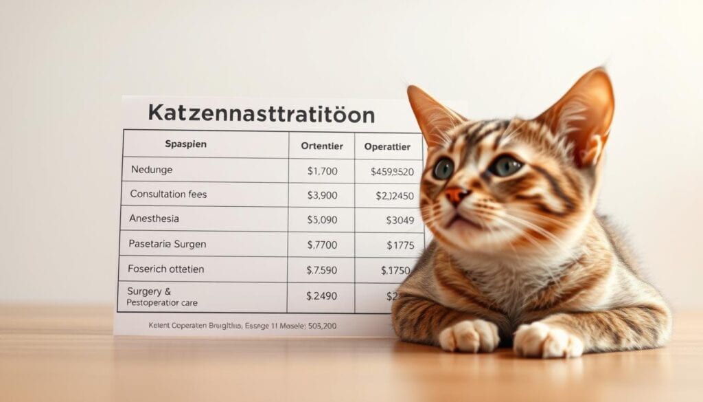 Was kostet eine Kastration bei Katzen