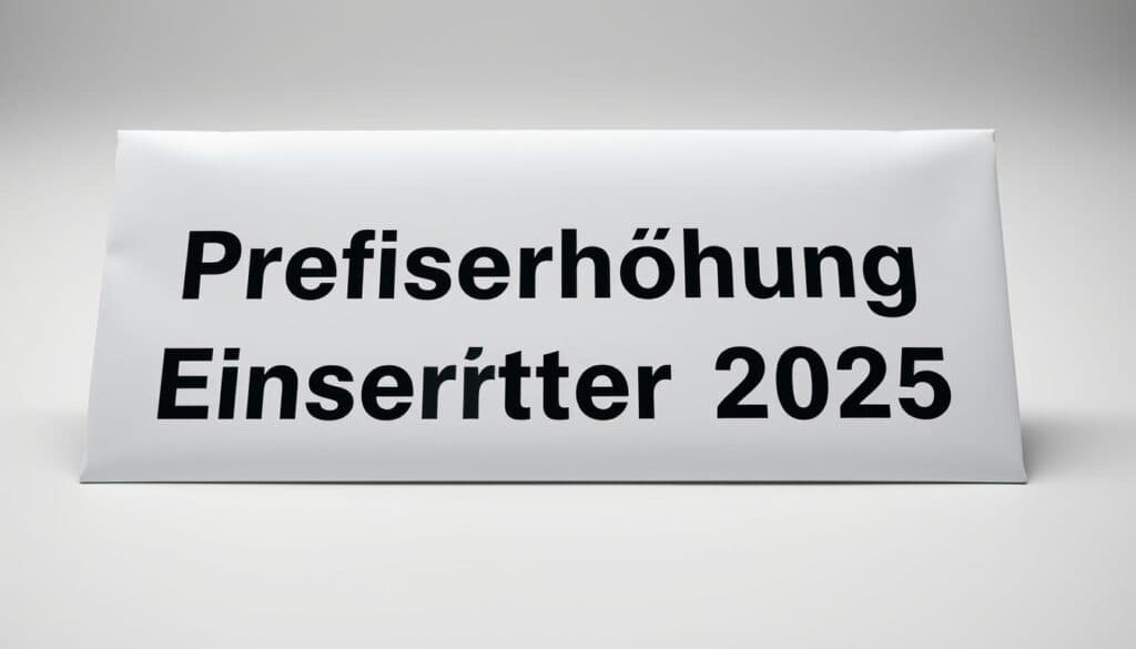 Preiserhöhung Einschreiben 2025 Preiserhöhung Einschreiben 2025