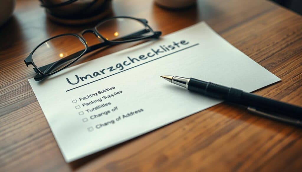 Umzugscheckliste Umzugscheckliste