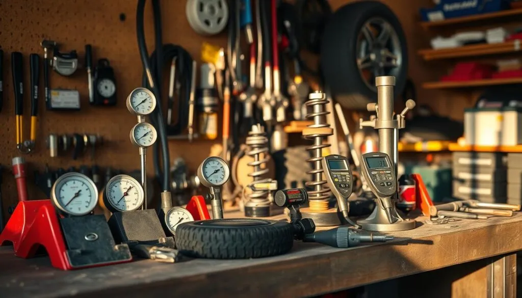 DIY Achsvermessung Werkzeuge