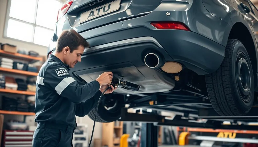 Anhängerkupplungsmontage bei ATU Anhängerkupplungsmontage bei ATU