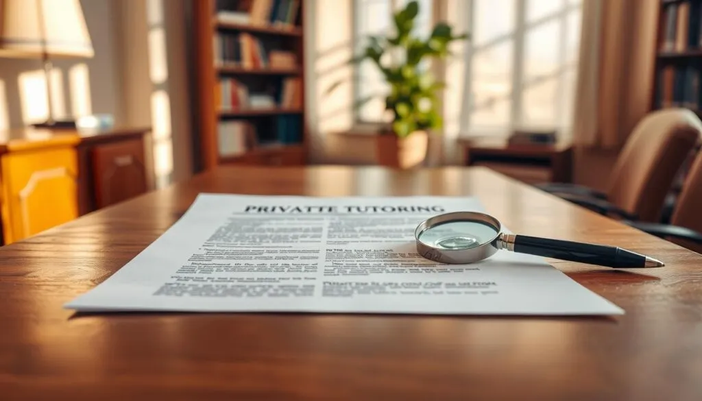 Nachhilfevertrag Vereinbarung