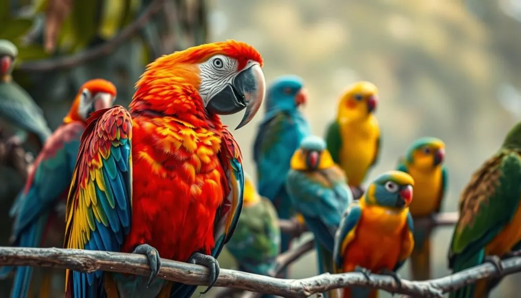 Papageienarten Auswahl Papageienarten Auswahl