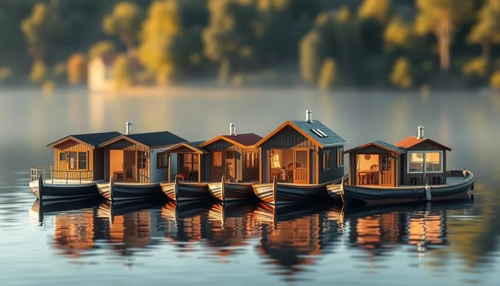 Hausboot Größenvergleich