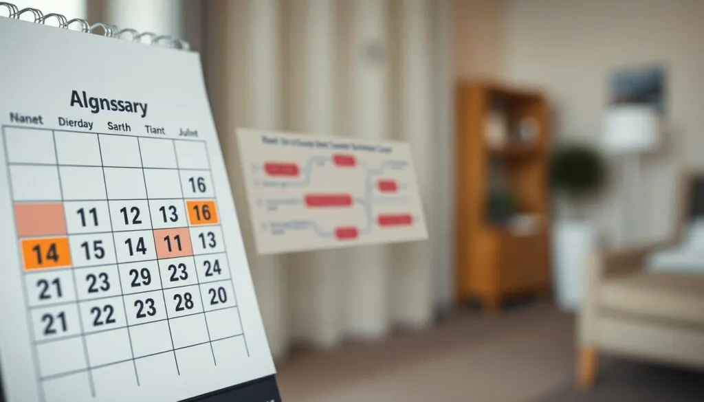 Zeitliche Planung Kurzzeitpflege Dauer