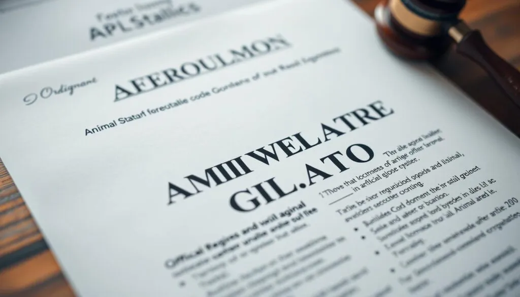 rechtliche Verordnungen Tierschutz