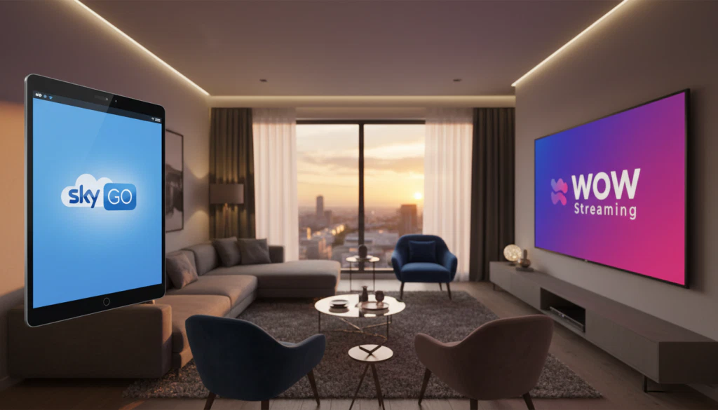 Sky Go und Wow Streaming Vergleich