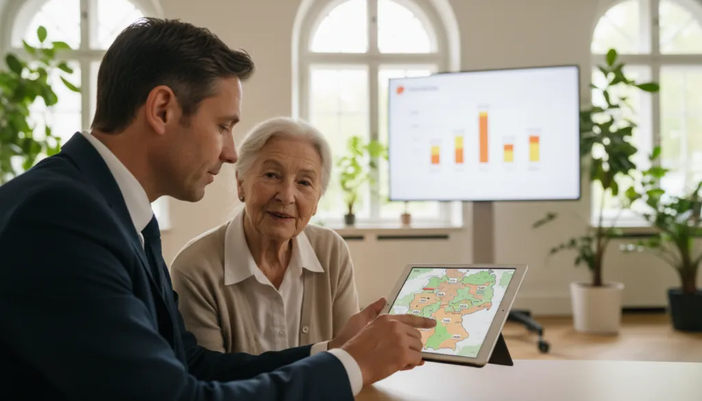 regionale Pflegeheimkosten