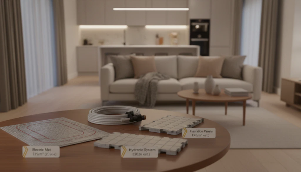 Was kostet Fußbodenheizung